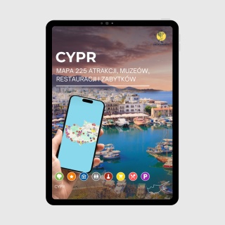 Cypr - mega mapa 225 atrakcji turystycznych