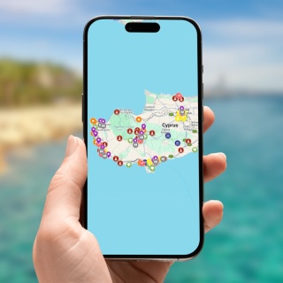 Cypr - mega mapa 225 atrakcji turystycznych