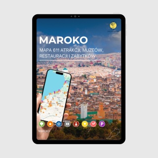 Maroko - mega mapa 618 atrakcji turystycznych