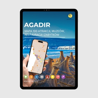 Agadir - mega mapa 100 atrakcji turystycznych