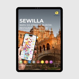 Sewilla - mega mapa 123 atrakcji turystycznych