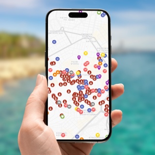 Ateny - mega mapa 250 atrakcji turystycznych