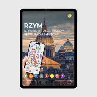 Rzym - mega mapa 289 atrakcji turystycznych