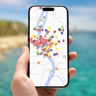 Budapeszt - mega mapa 145 atrakcji turystycznych