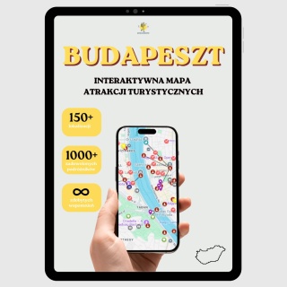 Budapeszt - mega mapa 157 atrakcji turystycznych