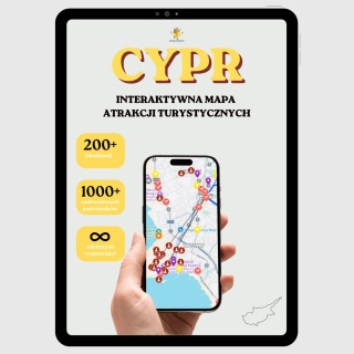 Cypr - mega mapa 225 atrakcji turystycznych