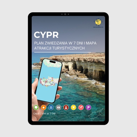 okładka e-booka plan zwiedzania Cypru w 7 dni