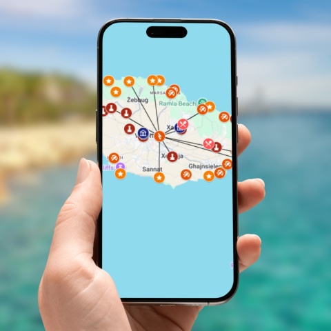 plan zwiedzania Malty w 3 dni otwarty na telefonie