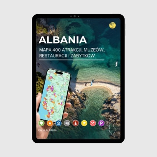 Albania - mega mapa 372 atrakcji turystycznych