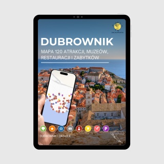 Dubrownik - mega mapa 120 atrakcji turystycznych