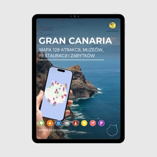 Gran Canaria - mega mapa 126 atrakcji turystycznych