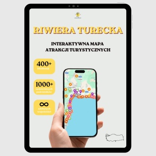 Riwiera Turecka - mega mapa 416 atrakcji turystycznych