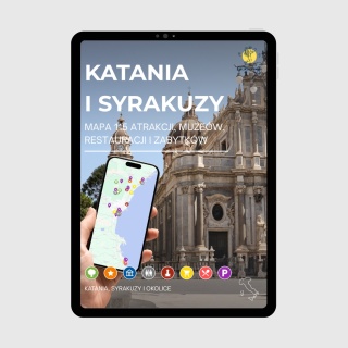 Katania i Syrakuzy - mega mapa 115 atrakcji turystycznych