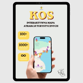 Kos - mega mapa 140 atrakcji turystycznych