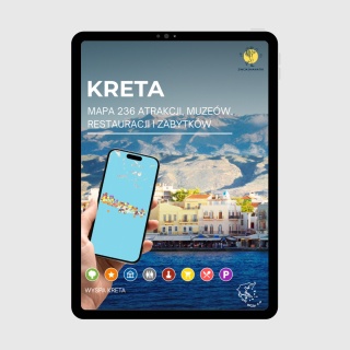 Kreta - mega mapa 236 atrakcji turystycznych
