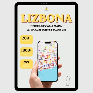 Lizbona - mega mapa 202 atrakcji turystycznych