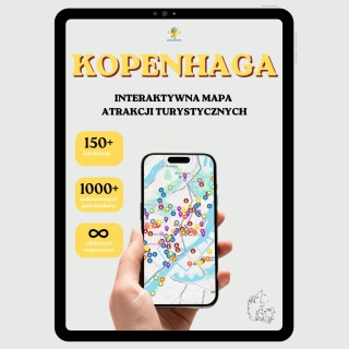 Kopenhaga - mega mapa 166 atrakcji turystycznych