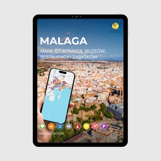 Malaga - mega mapa 127 atrakcji turystycznych