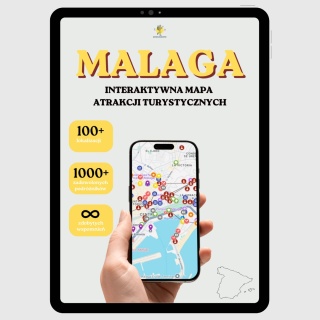 Malaga - mega mapa 125 atrakcji turystycznych
