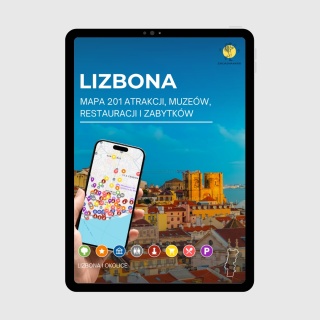 Lizbona - mega mapa 201 atrakcji turystycznych