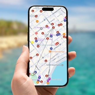 Malta - mega mapa 314 atrakcji turystycznych