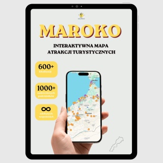 Maroko - mega mapa 618 atrakcji turystycznych