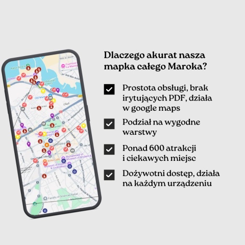 zalety mapy atrakcji Maroka od zwijajmanatki.pl