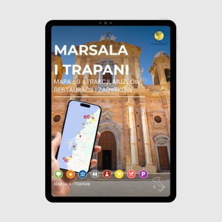 Marsala i Trapani - mega mapa 69 atrakcji turystycznych