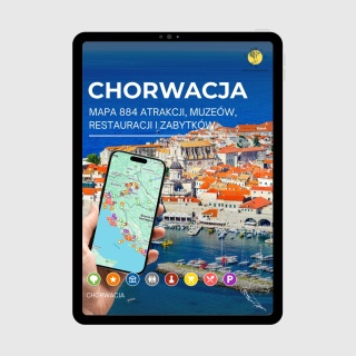 Chorwacja - mega mapa 884 atrakcji turystycznych