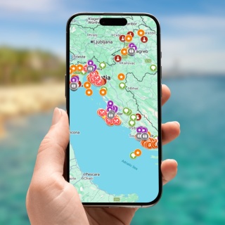 Chorwacja - mega mapa 884 atrakcji turystycznych