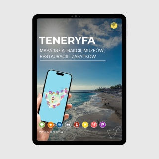 Teneryfa - mega mapa 187 atrakcji turystycznych