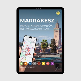 Marrakesz - mega mapa 101 atrakcji turystycznych