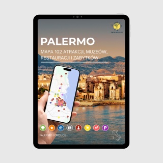 Palermo - mega mapa 102 atrakcji turystycznych
