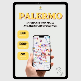 Palermo - mega mapa 132 atrakcji turystycznych