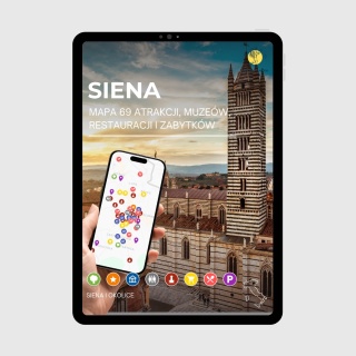 Siena - mega mapa 69 atrakcji turystycznych