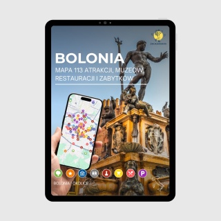 Bolonia - mega mapa 113 atrakcji turystycznych
