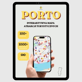 Porto - mega mapa 115 atrakcji turystycznych