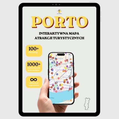 Porto - mega mapa 115 atrakcji turystycznych