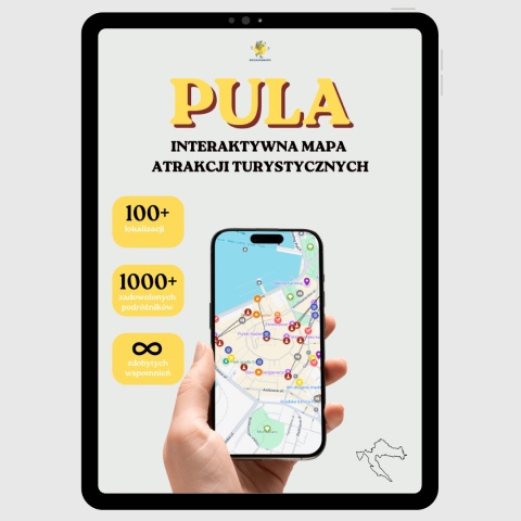 okładka e-booka dotyczącego mapy atrakcji turystycznych w Puli