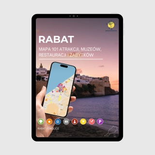 Rabat - mega mapa 101 atrakcji turystycznych
