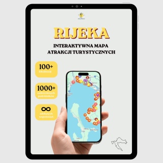 Rijeka - mega mapa 146 atrakcji turystycznych