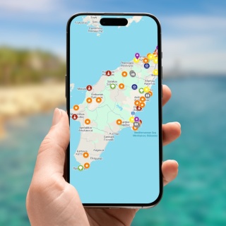 Rodos - mega mapa 132 atrakcji turystycznych