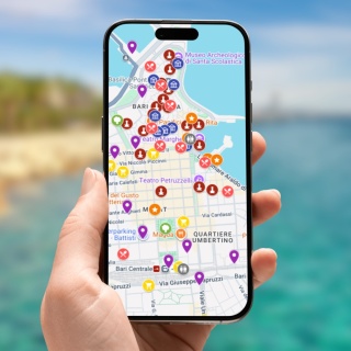 Bari - mega mapa 90 atrakcji turystycznych