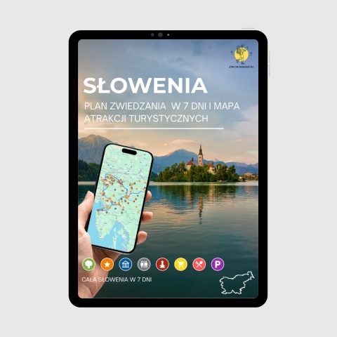 okładka e-booka plan zwiedzania Słowenii w 7 dni