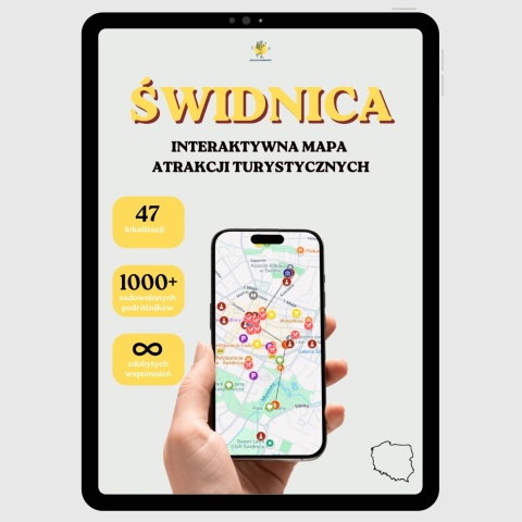 okładka e-booka dotyczącego mapy atrakcji turystycznych w Świdnicy