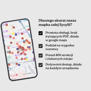 Sycylia - mega mapa 434 atrakcji turystycznych