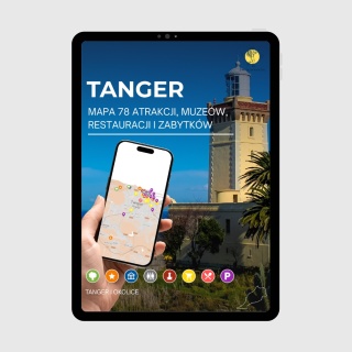 Tanger - mega mapa 78 atrakcji turystycznych