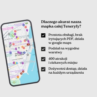 Teneryfa - mega mapa 400 atrakcji turystycznych
