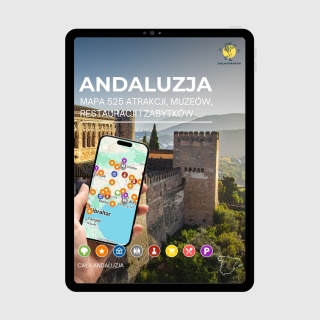 Andaluzja - mega mapa 525 atrakcji turystycznych