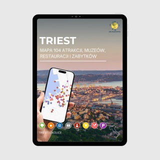 Triest - mega mapa 104 atrakcji turystycznych